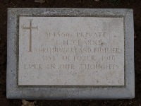 Struma Military Cemetery - Clarke, John Henry